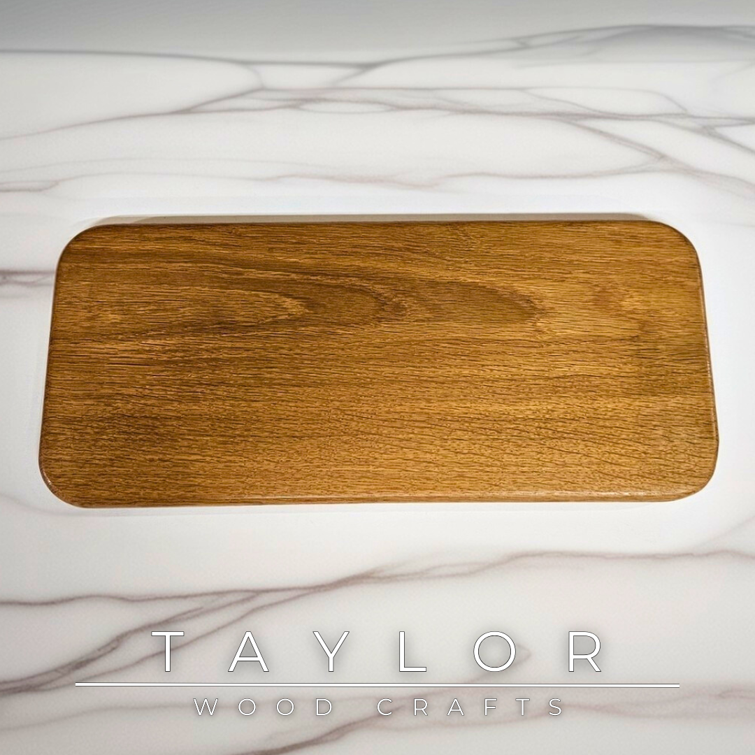 Oak Chopping Board Taylor Wood Crafts – solid oak with smooth rounded edges, durable & knife‑friendly kitchen staple