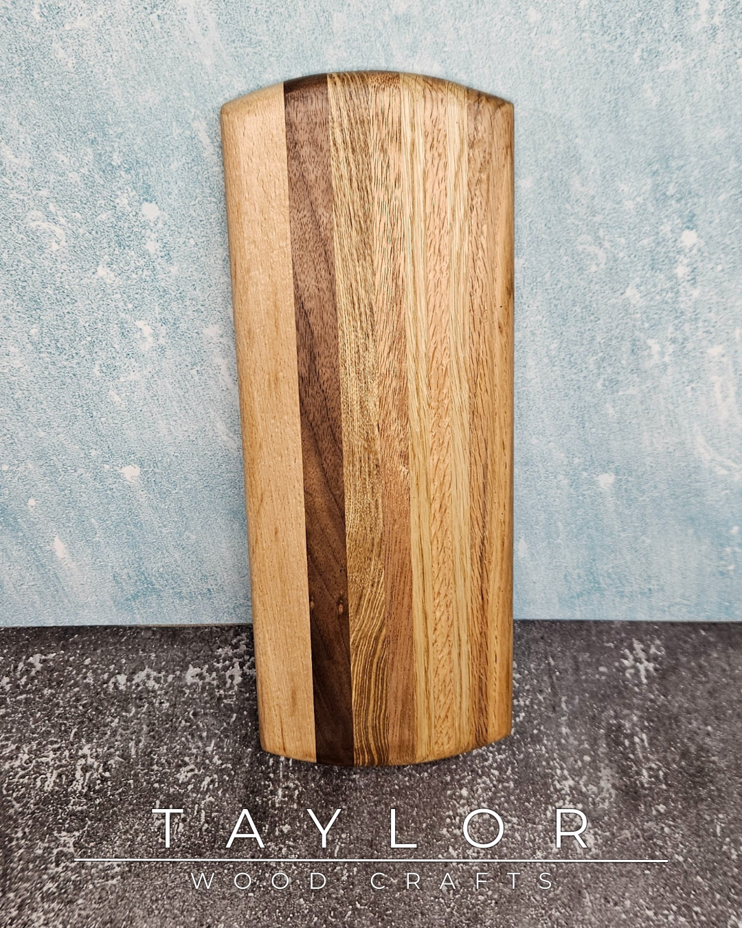 Handmade wooden serving boards in various wood types – ash, oak, walnut and more. Unique designs for charcuterie & gifts. Shop now!