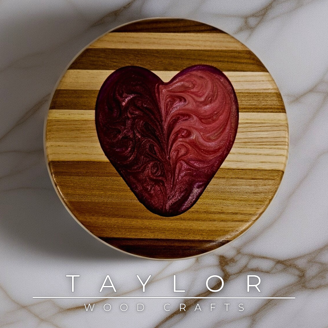This handcrafted trivet combines the natural warmth of wood with a striking epoxy resin insert, creating a functional piece with artistic flair. Heat-resistant and stylish, it’s perfect for protecting your surfaces while adding a unique touch to your kitchen or table.