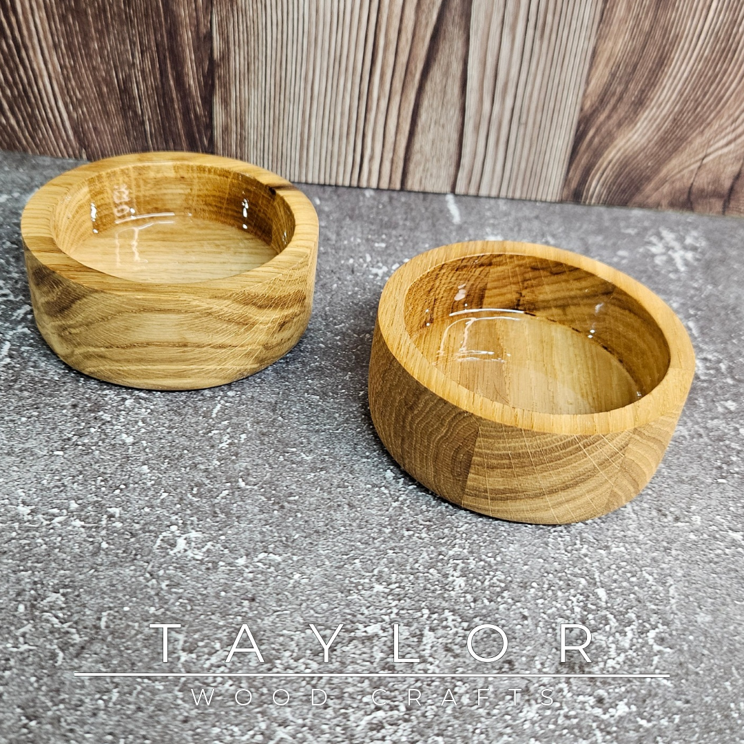 Handmade hardwood resin dish crafted from premium timber with a coloured epoxy resin base, made in Northern Ireland by Taylor Wood Crafts.